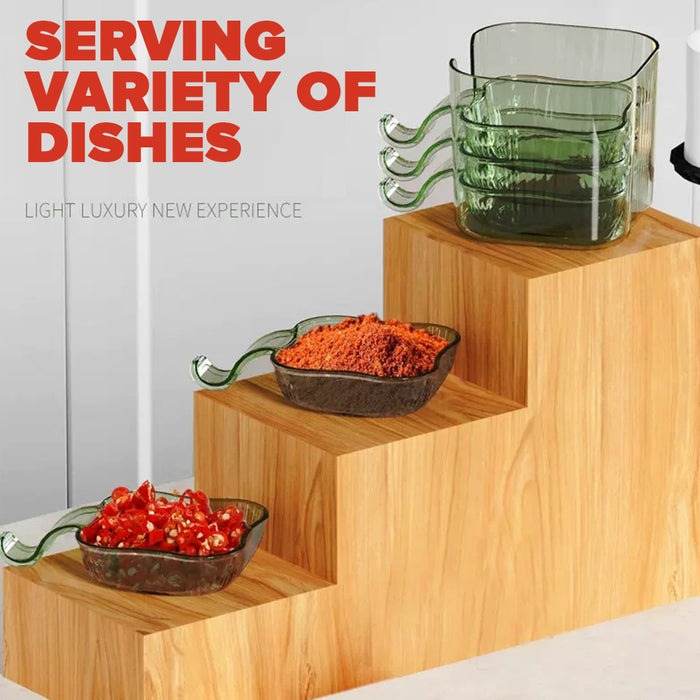 Dipping Serving Plates (6 pcs)(Green) - DMC Wholesale