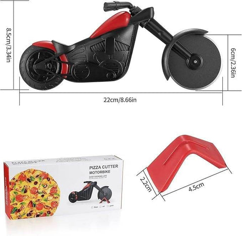Motorcycle Pizza Cutter - Alt View