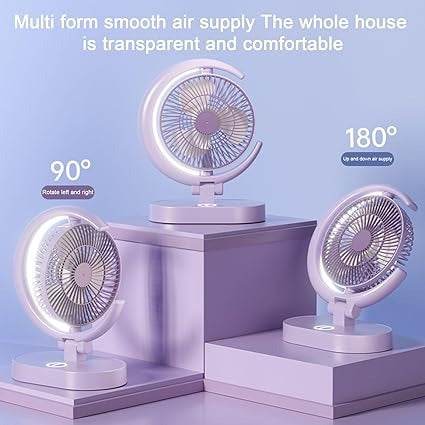 Desktop Fan With Night Light - DMC Wholesale