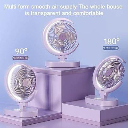 Desktop Fan With Night Light - DMC Wholesale