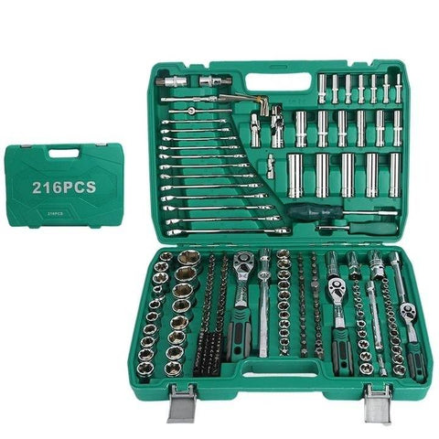 Compact Organised Multipurpose Tool Set (216 Pcs) - Alt View