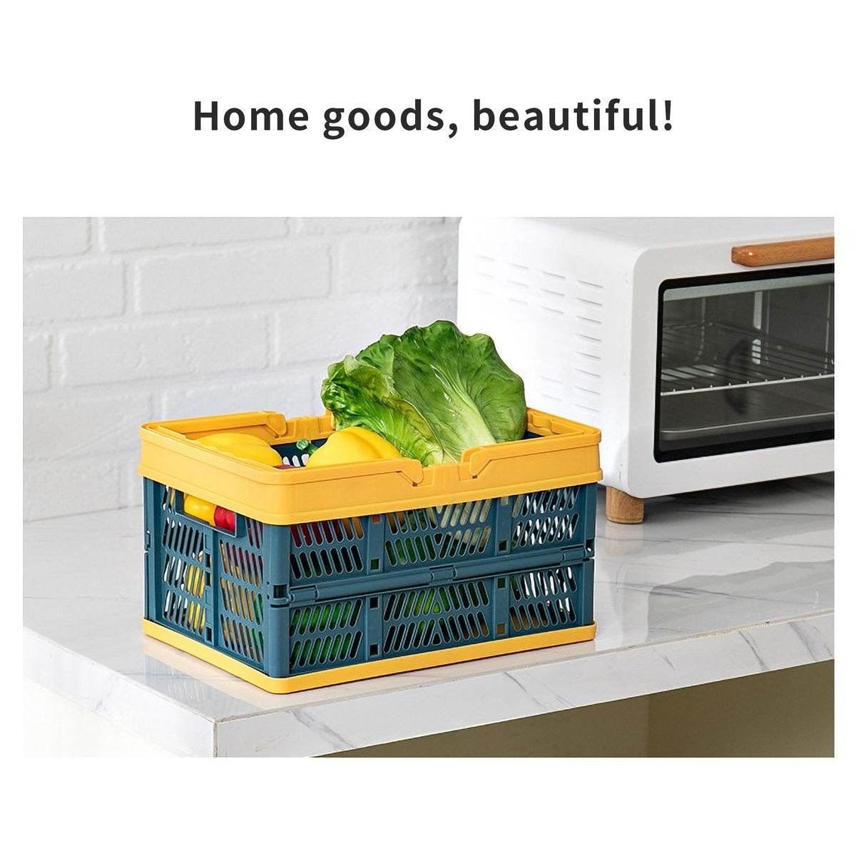 Collapsible Foldable Storage Shopping Basket - DMC Wholesale