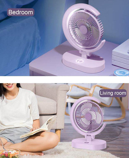 Desktop Fan With Night Light - DMC Wholesale