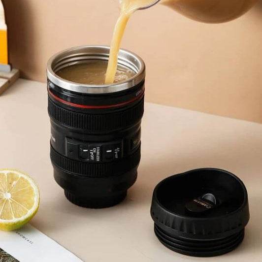 Camera Lense Coffee Thermos - DMC Wholesale