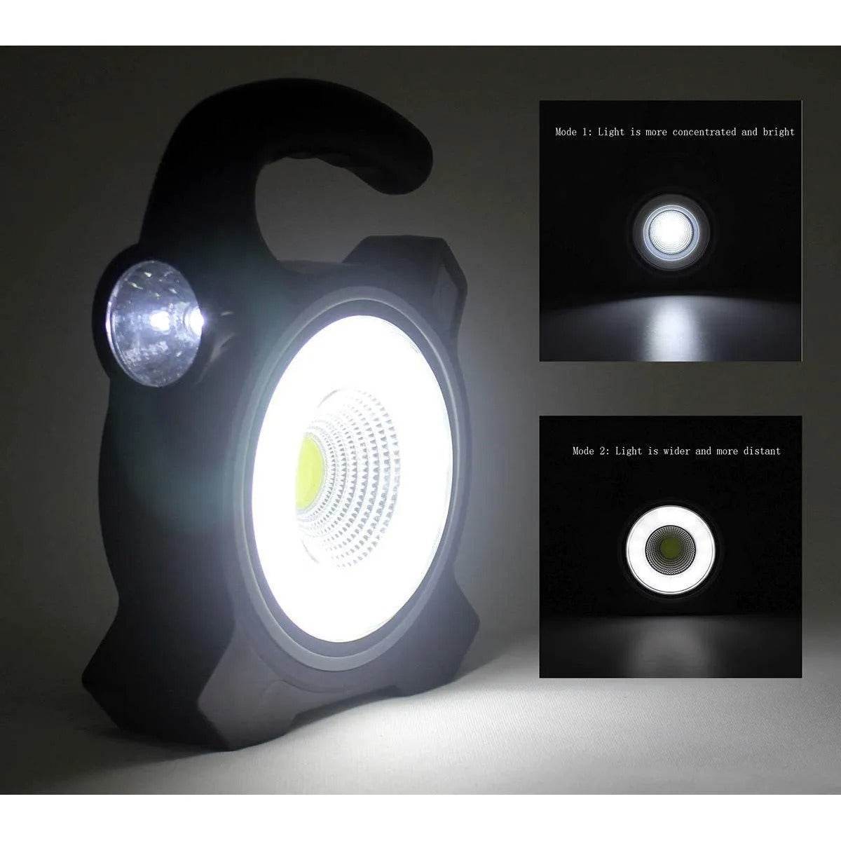 COB LED USB Solar Emergency Work Light (30W) - DMC Wholesale