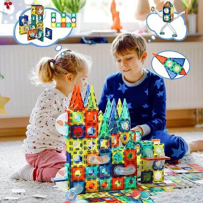 LED Magnetic Building Blocks (73 pcs) - DMC Wholesale