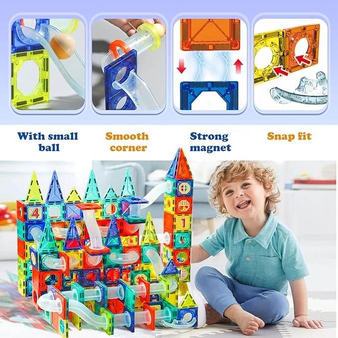 LED Magnetic Building Blocks (73 pcs) - DMC Wholesale