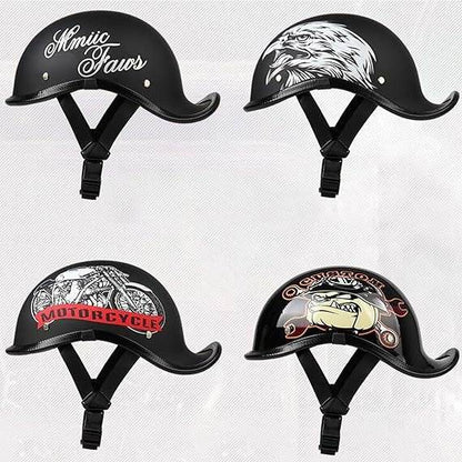 Retro Motorcycle Half Helmet - DMC Wholesale