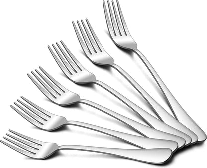 Stainless Steel Dinner Fork Set (6 pcs) - DMC Wholesale