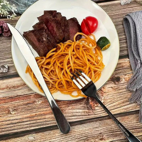 Stainless Steel Steak Knife Set (6 pcs) - Alt View