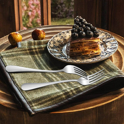 Stainless Steel Dinner Fork Set (6 pcs) - DMC Wholesale