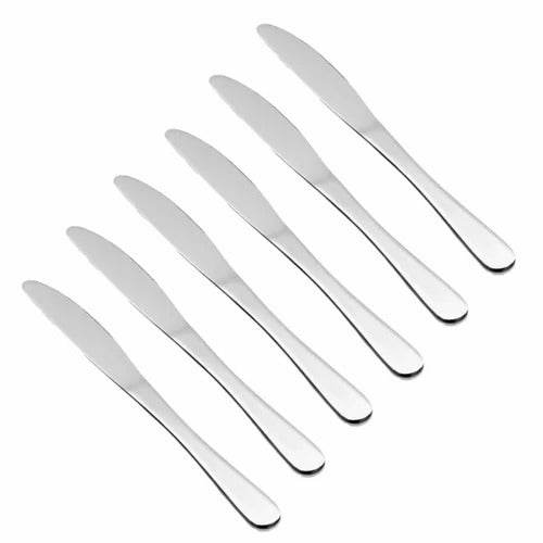 Stainless Steel Butter Knife Set (6 pcs) - DMC Wholesale