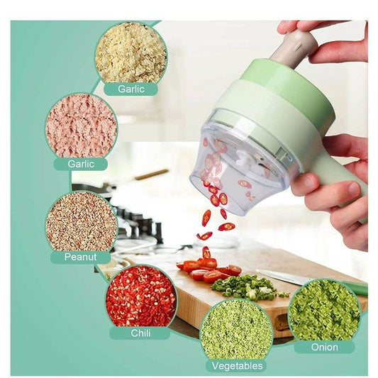 4in1 Electric Handheld Vegetable Cutter - DMC Wholesale