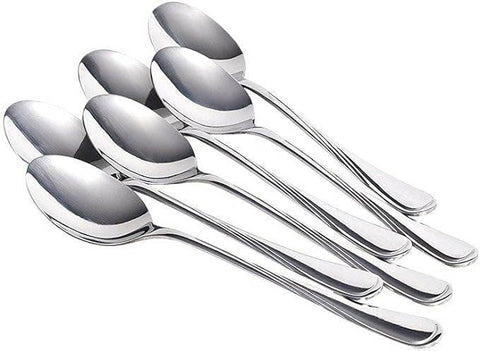 Stainless Steel Dessert Spoon Set (6 pcs)