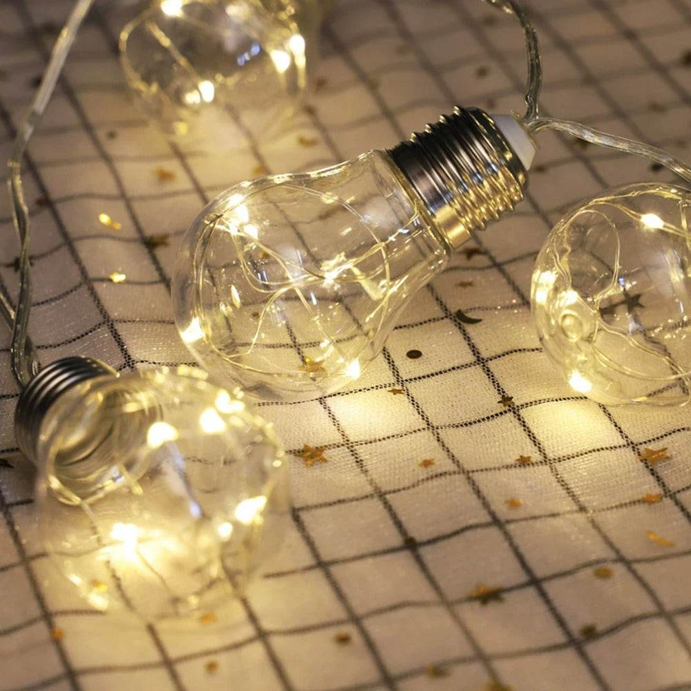 Frosted Bulb Ball String Lights - DMC Wholesale