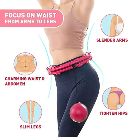 Smart Weighted Hula Hoop for Weight Loss - Alt View