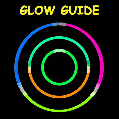 Fluorescent Glow Sticks (25 pcs) - DMC Wholesale