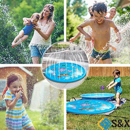 Inflatable Round Water Splash Play Fountain (1.7m) - DMC Wholesale