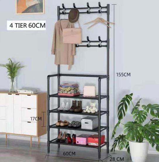 Shoe and Clothes Rack (4 Tier) - DMC Wholesale