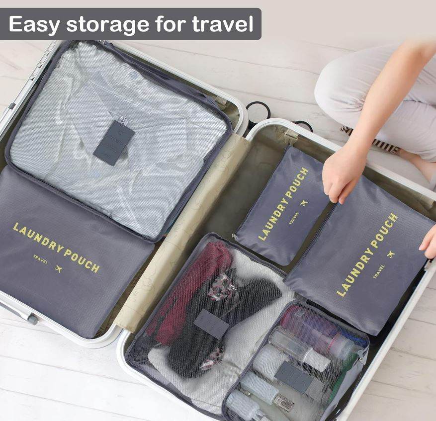 Laundry Travel Organiser Set (6 pcs) - DMC Wholesale