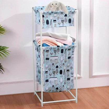 Laundry Basket (Double Layer) - DMC Wholesale