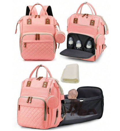 Multifunctional Bassinet Nappy Bag (Grey) - DMC Wholesale