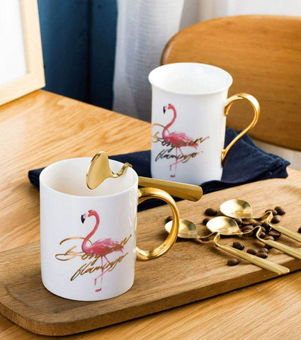 Curved Coffee Spoon Set (6 pcs)(14cm)(Gold) - Alt View