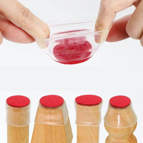 Silicone Chair Leg Floor Protectors (8 pcs) - Alt View