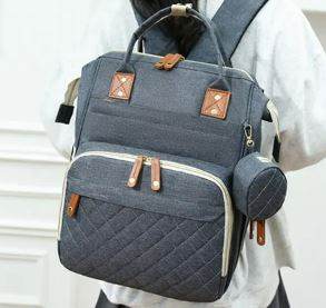 Multifunctional Bassinet Nappy Bag (Grey) - DMC Wholesale