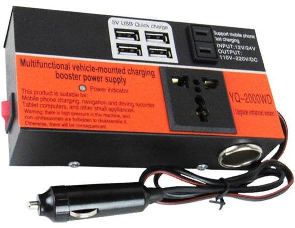 Multifunction Car Power Inverter (DC12V/24V To DC110V/220V) - DMC Wholesale