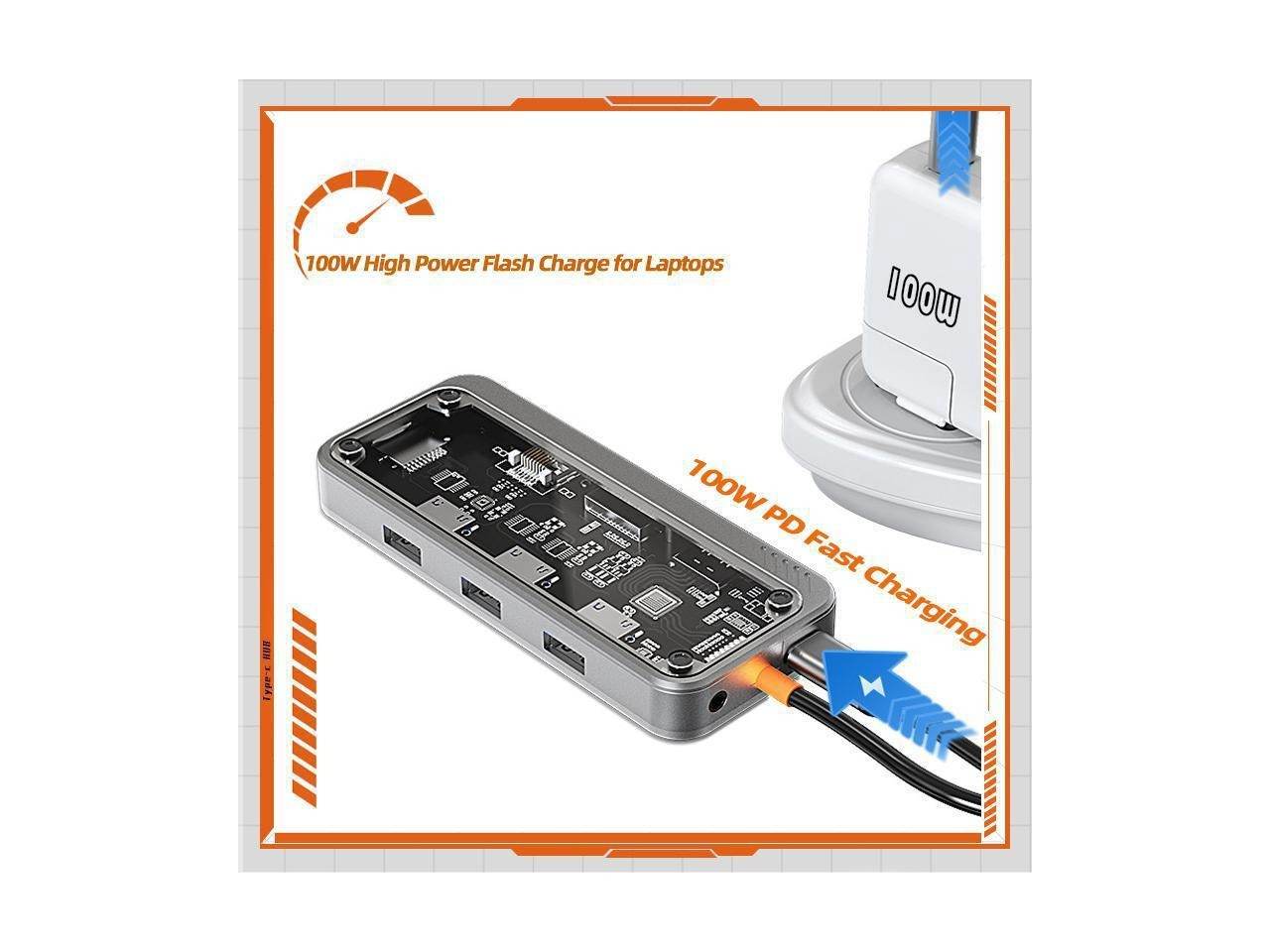 10in1 USB C HUB Dock Station - DMC Wholesale