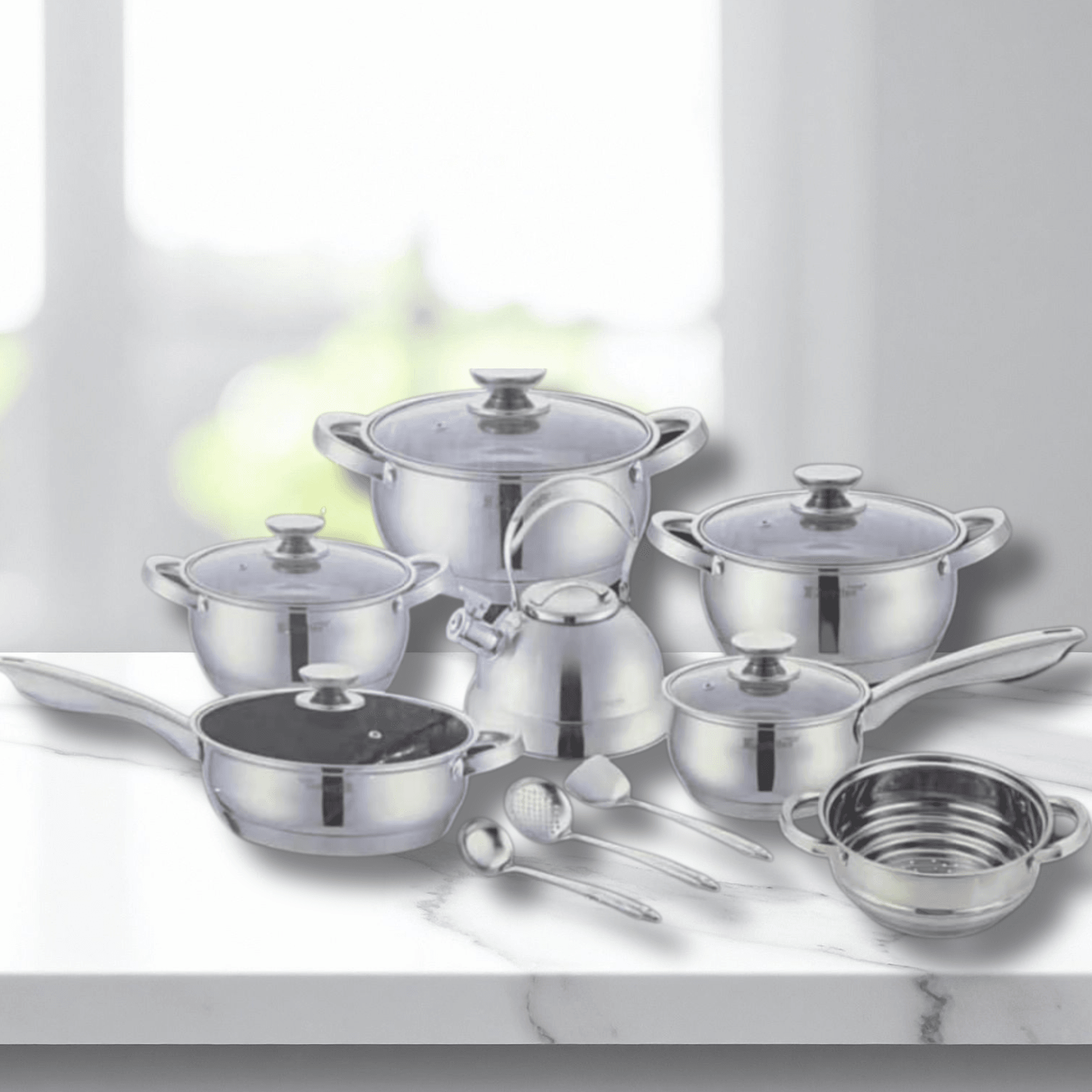 Quality Of Life Cookware Set (23 pcs) - DMC Wholesale