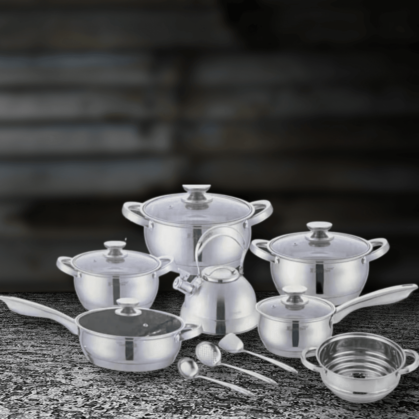 Quality Of Life Cookware Set (23 pcs) - DMC Wholesale