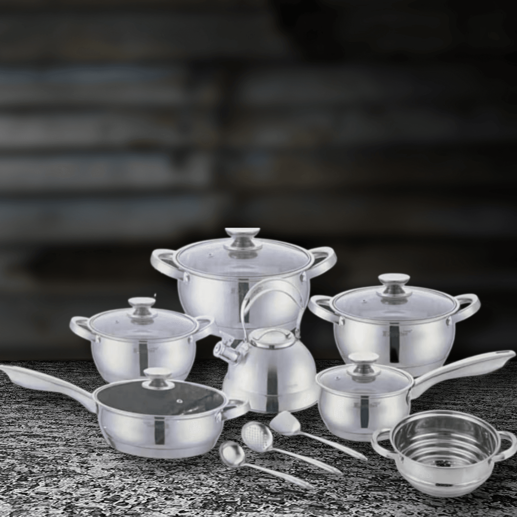 Quality Of Life Cookware Set (23 pcs) - DMC Wholesale