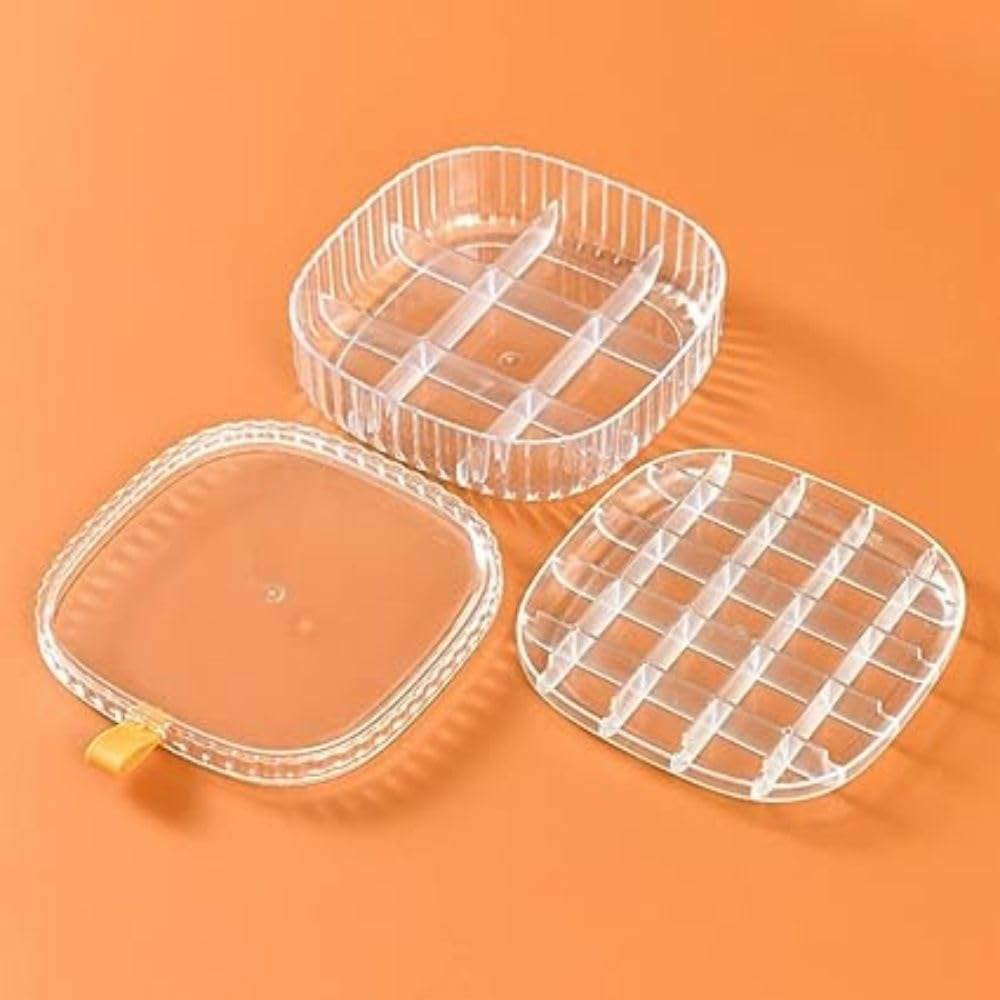 Transparent Jewellery Tray Organiser (2 Layers) - DMC Wholesale