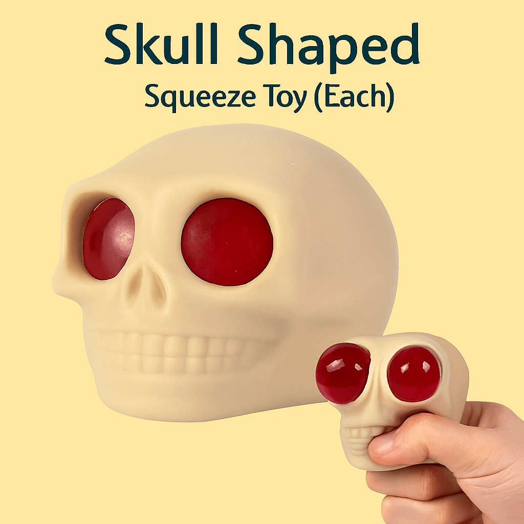 Skull Shaped Squeeze (Each) - DMC Wholesale