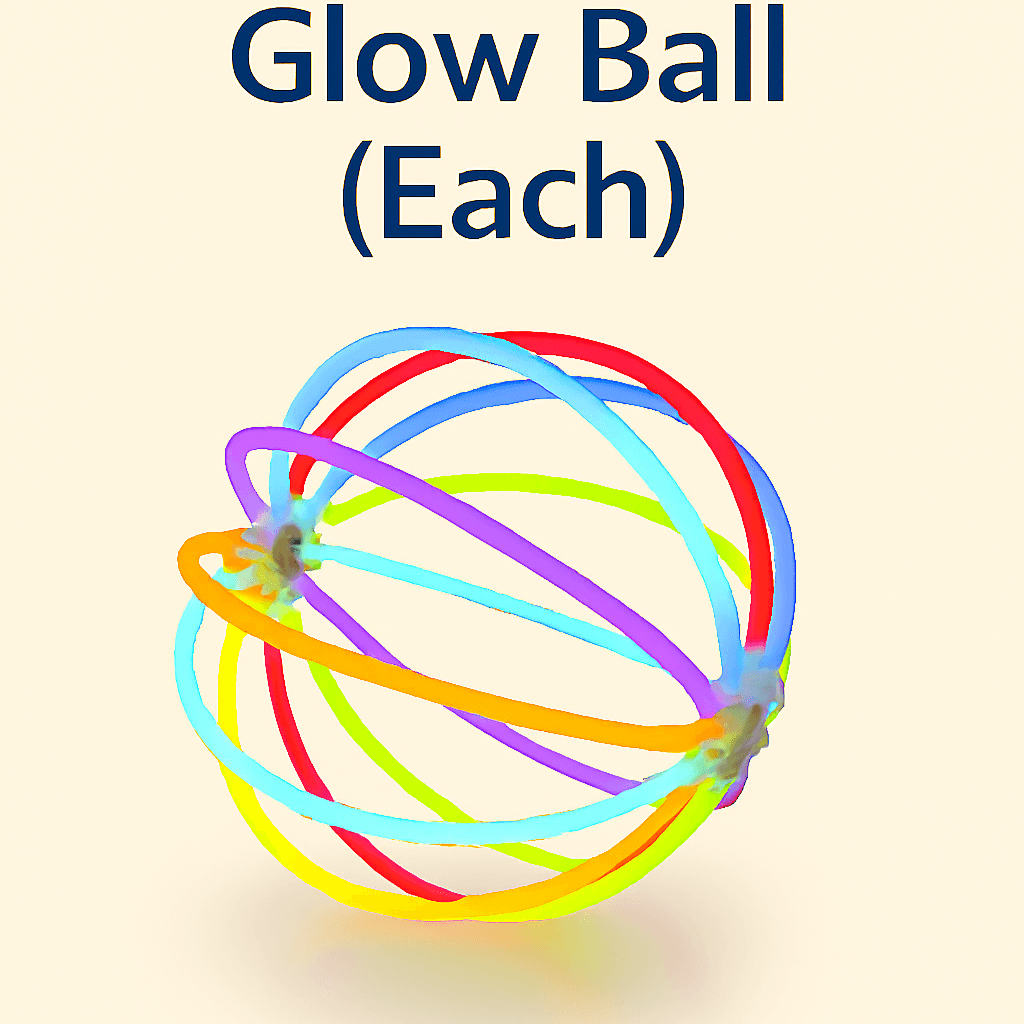 Fluorescent Glow Ball (Each) - DMC Wholesale