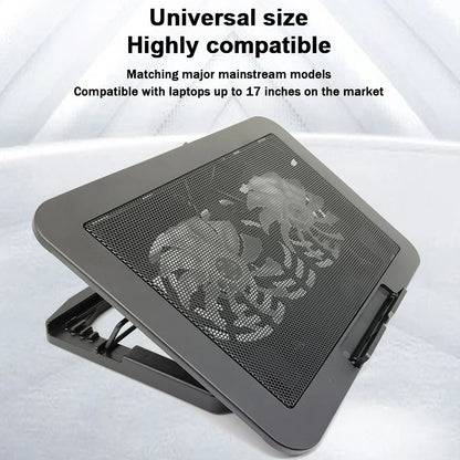 Dual Fine Tech Laptop Cooler Pad