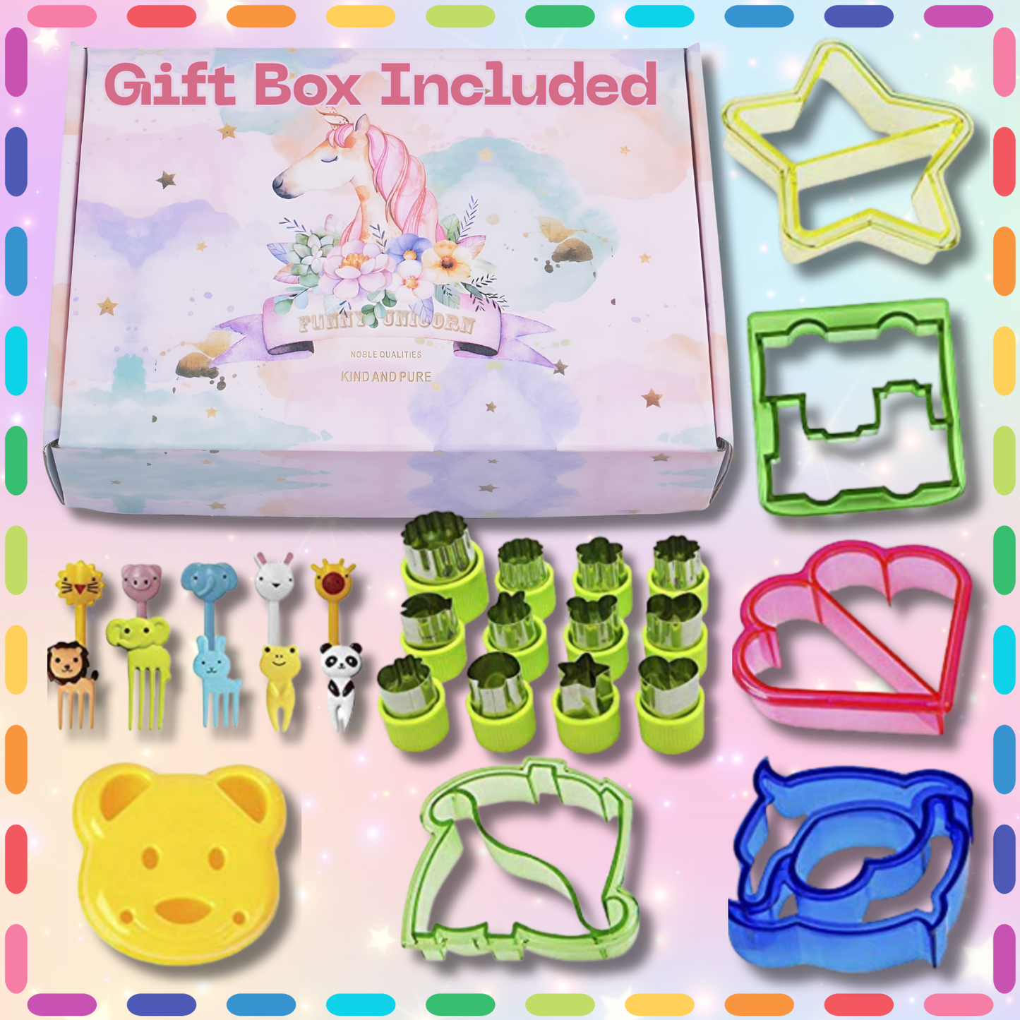 Sandwich And Fruit Shape Cutters