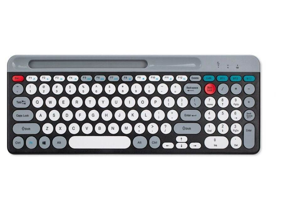 Fashion Phone Slot Portable Wireless Keyboard With Mouse - DMC Wholesale