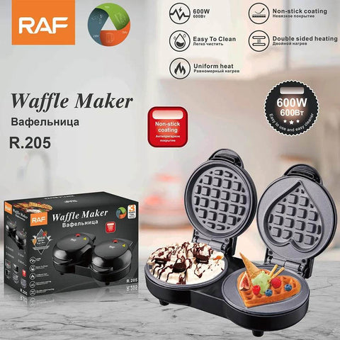 Double Head Waffle Maker (600W) - Alt View