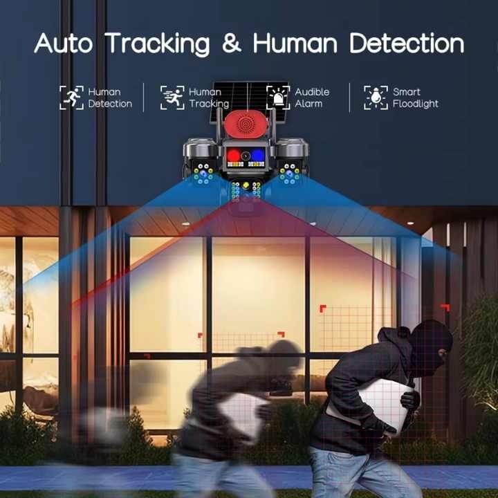 Outdoor Surveillance PTZ Camera (4G)(6MP) - DMC Wholesale