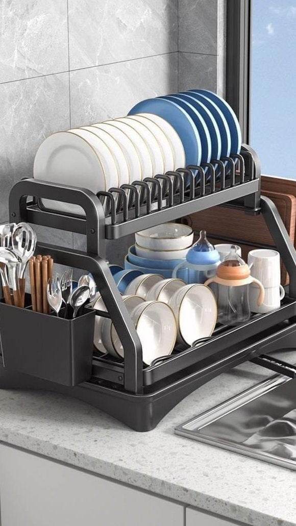 Dish rack (Two Tier) - DMC Wholesale