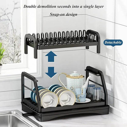 Dish rack (Two Tier) - DMC Wholesale