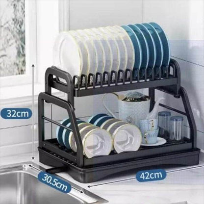 Dish rack (Two Tier) - DMC Wholesale