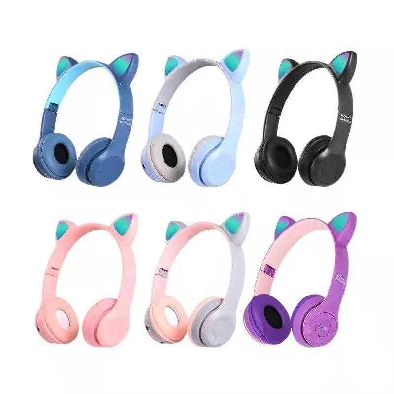 Cat Ear Wireless Rechargeable Headphones - DMC Wholesale