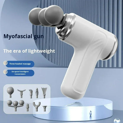 Triple‑Head Fascia Massage Gun