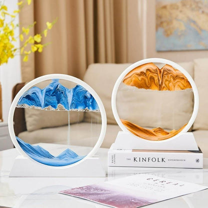 Moving Sand Art 3D Seascape Relaxing Display (Large)(25.5cm) - DMC Wholesale