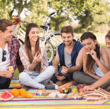 Colourful Folding Picnic Blanket - DMC Wholesale