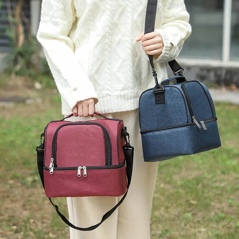 Large Capacity Square Lunch Bags - DMC Wholesale